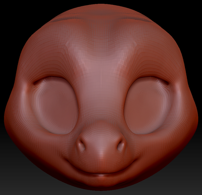 True Kemono Round-nosed Dragon Head Base