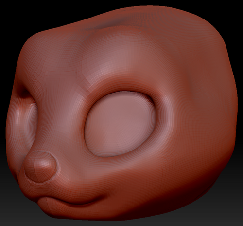 True Kemono Weasel Head Base