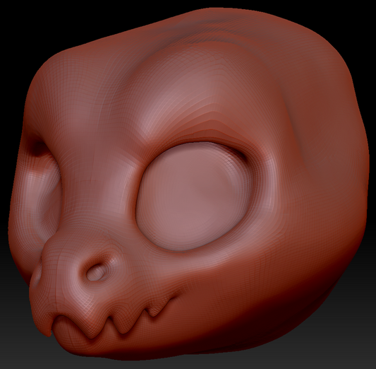True Kemono Wickerbeast Head Base Variant 1