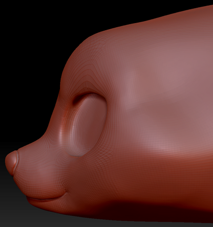 True Kemono Wolf Head Base