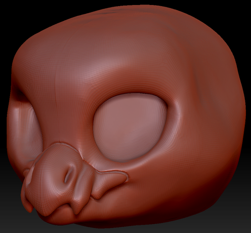 True Kemono Wyvern Head Base