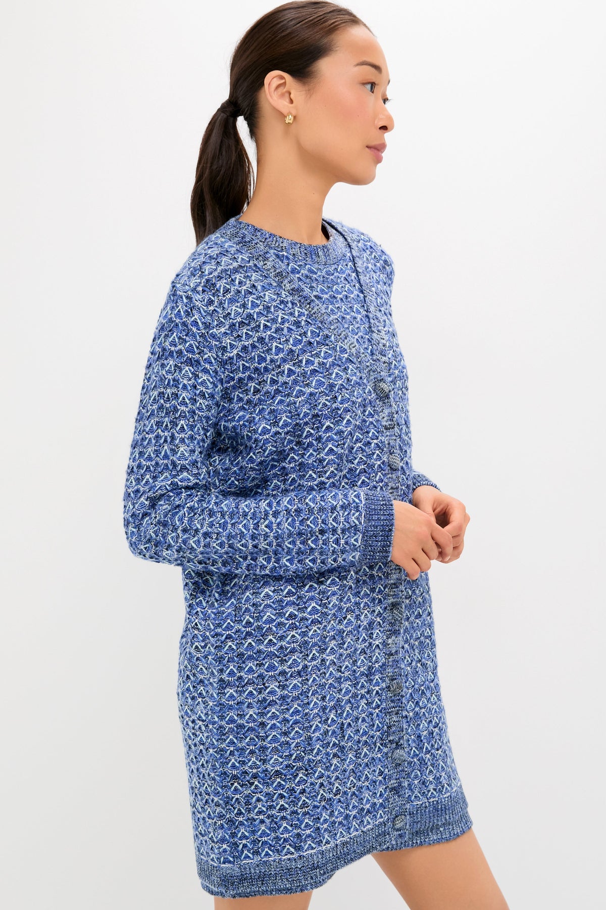 Blue Knit Liv Cardigan