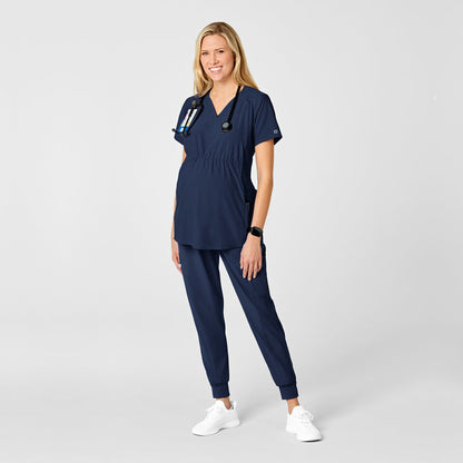 W123 Maternity Jogger Scrub Pant Navy scrub set