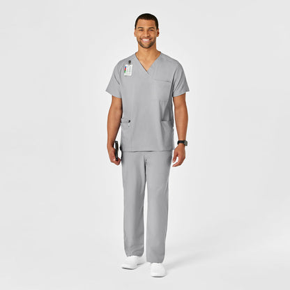 W123 Unisex Multi-Cargo Scrub Pant - Grey