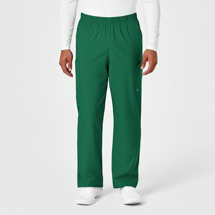W123 Unisex Multi-Cargo Scrub Pant - Hunter