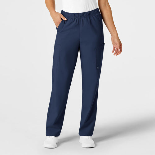 Wink W123 Unisex Multi-Cargo Scrub Pant Navy