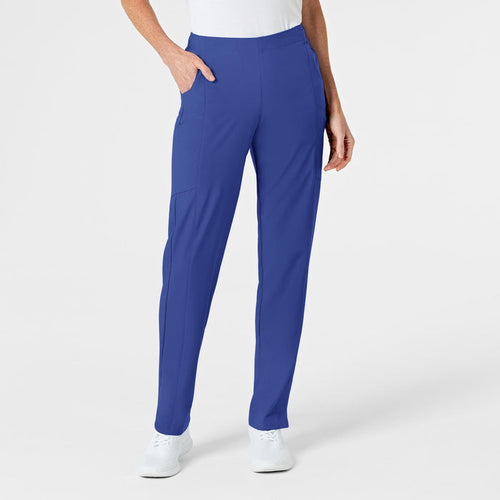 Wink W123 Women's Flat Front Cargo Scrub Pant Galaxy Blue