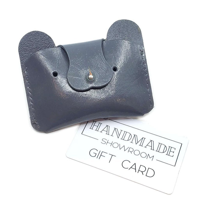 Wallet - Bear Leather (Grey) by The Merchant Studio