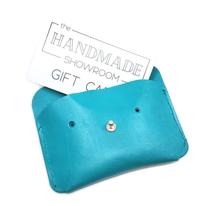 Wallet - Bear Leather (Teal) by The Merchant Studio