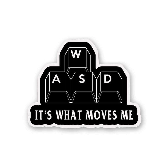 WASD Sticker - Stickers | STICK IT UP