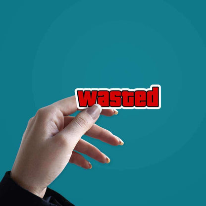 Wasted Sticker - Stickers | STICK IT UP