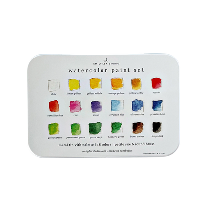 Watercolor Paint Box Set