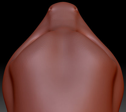 Western Kemono Anole Lizard Static Jaw Head Base