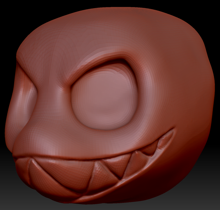 Western Kemono Basic Toothy Head Base Variant 1