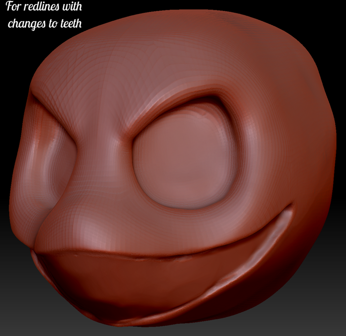 Western Kemono Basic Toothy Head Base Variant 1