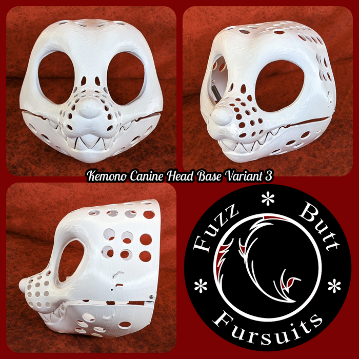 Western Kemono Canine Head Base Variant 3