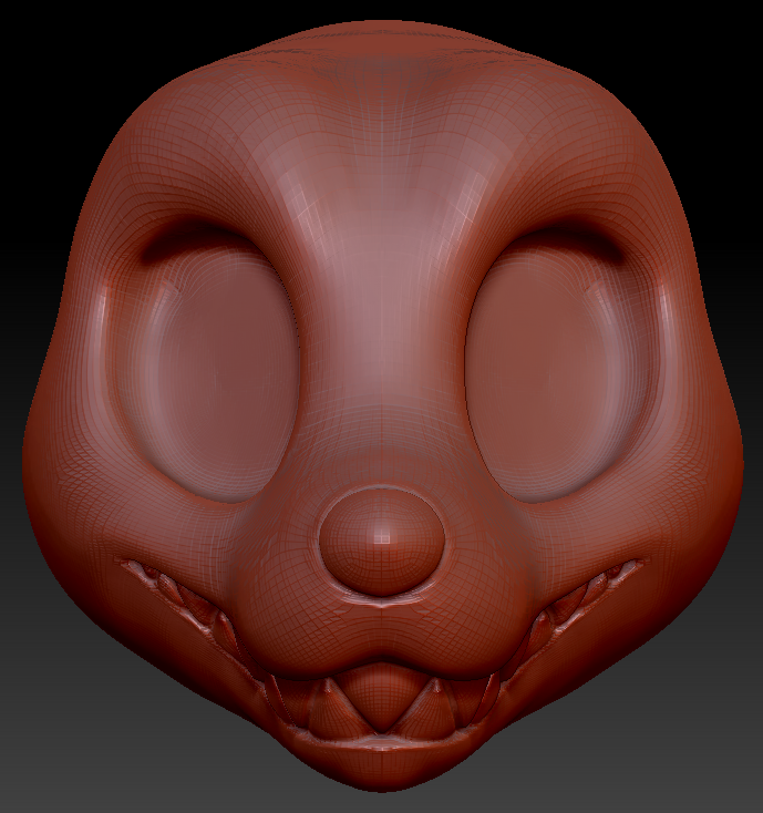 Western Kemono Canine Head Base Variant 3