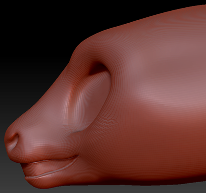 Western Kemono Caribou/Reindeer Static Jaw Head Base