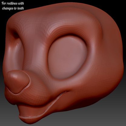 Western Kemono Crux Head Base Variant 3