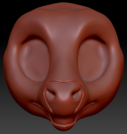 Western Kemono Deer Static Jaw Head Base