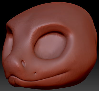 Western Kemono Eastern Diamondback Rattlesnake Head Base