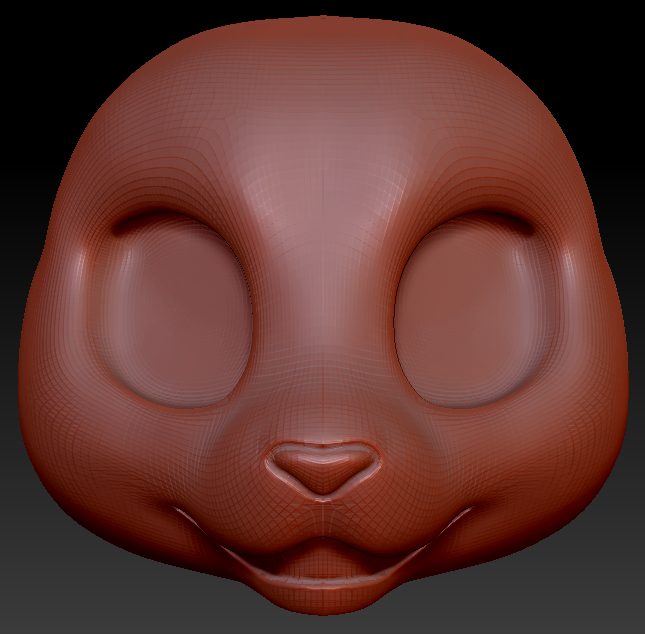 Western Kemono Feline Static Jaw Head Base Variant 2