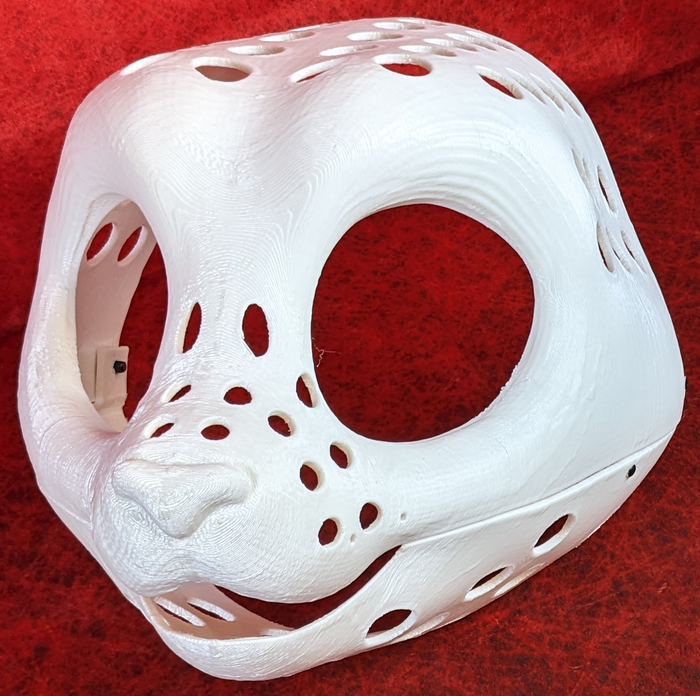 Western Kemono Feline Static Jaw Head Base Variant 4
