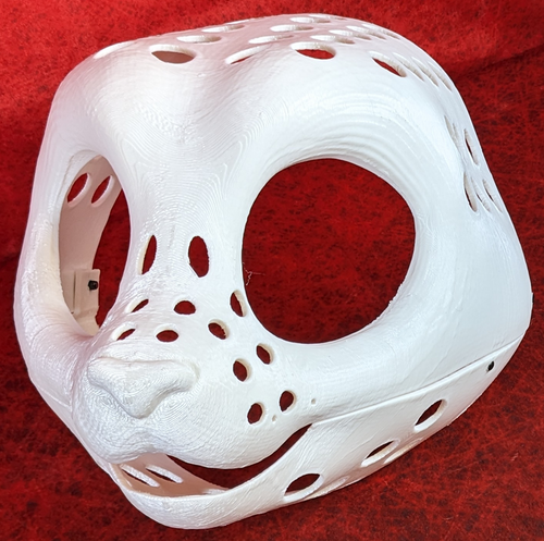 Western Kemono Feline Static Jaw Head Base Variant 4