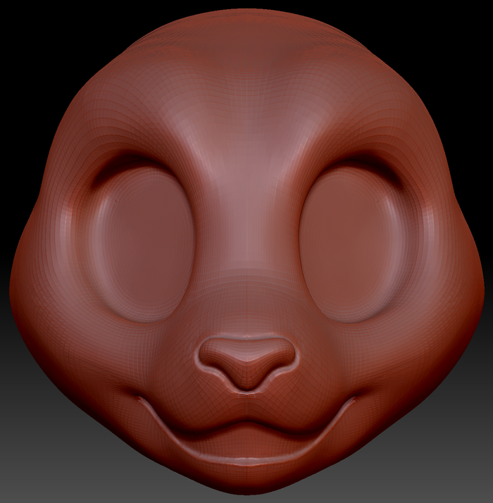 Western Kemono Feline Static Jaw Head Base Variant 4