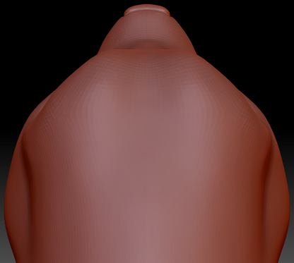 Western Kemono Feline Static Jaw Head Base Variant 4