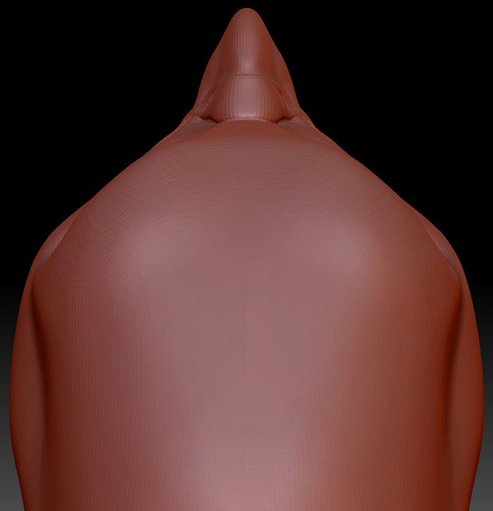 Western Kemono Harris Hawk Head Base
