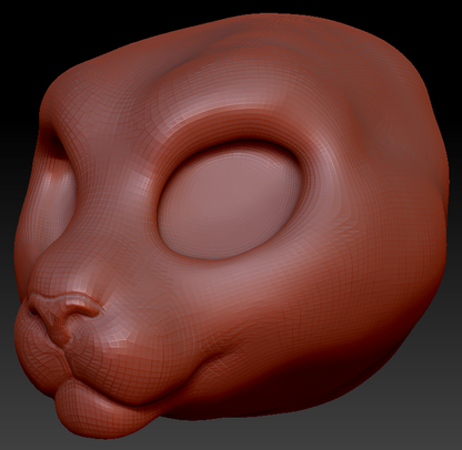 Western Kemono Lion Head Base