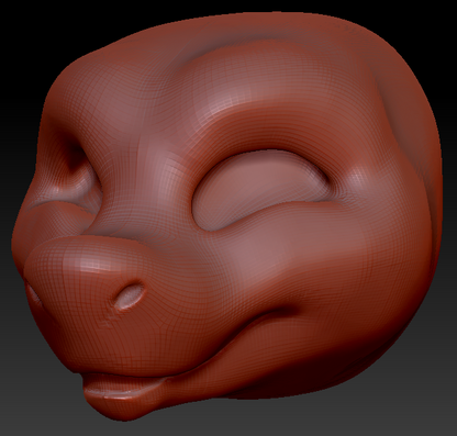 Western Kemono Manokit Static Jaw Head Base Variant 1