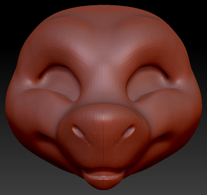 Western Kemono Manokit Static Jaw Head Base Variant 1