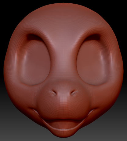 Western Kemono Orca Static Jaw Head Base Variant 2
