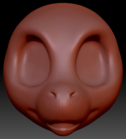 Western Kemono Orca Static Jaw Head Base Variant 3