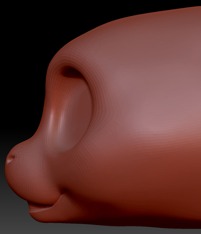Western Kemono Orca Static Jaw Head Base Variant 3