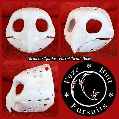 Western Kemono Quaker Parrot Head Base