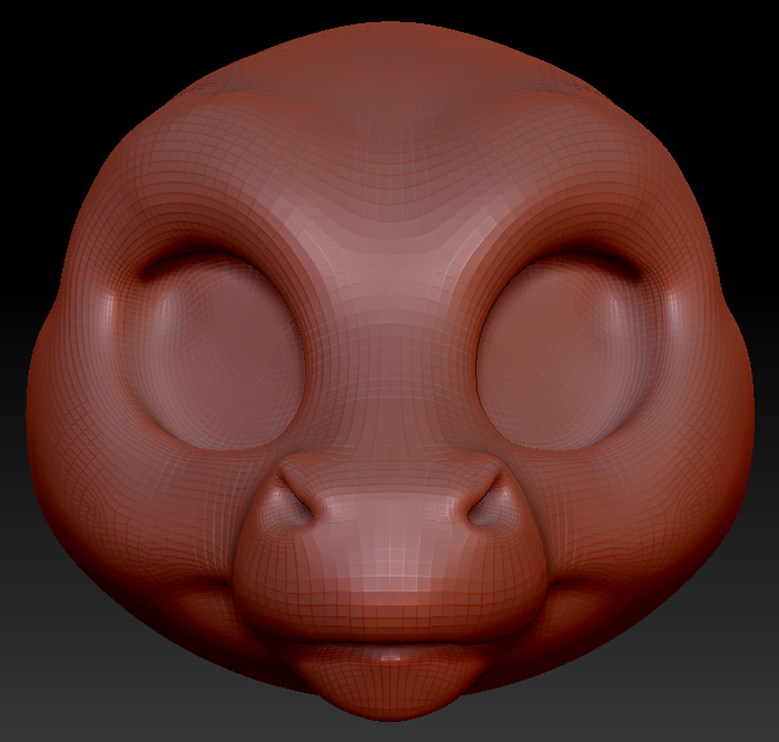 Western Kemono Short-nosed Angel Dragon Head Base Variant 1