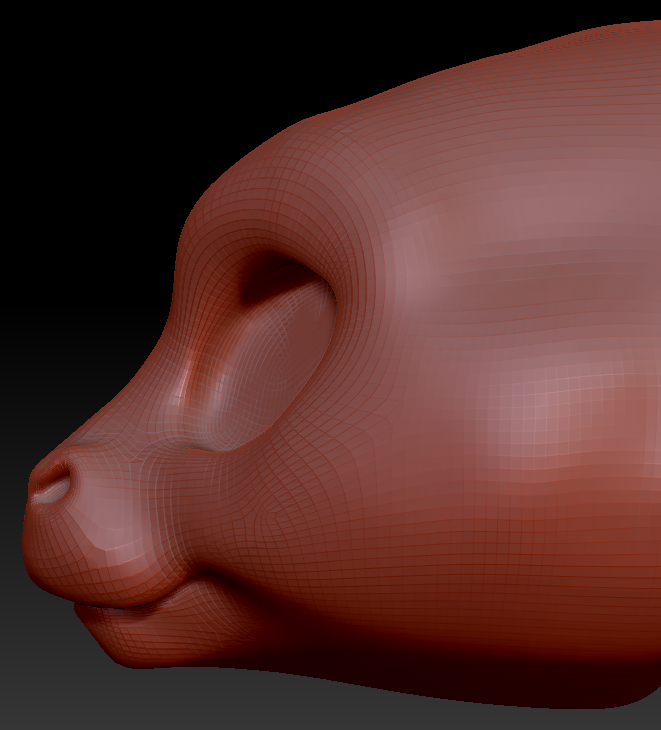 Western Kemono Short-nosed Angel Dragon Head Base Variant 1