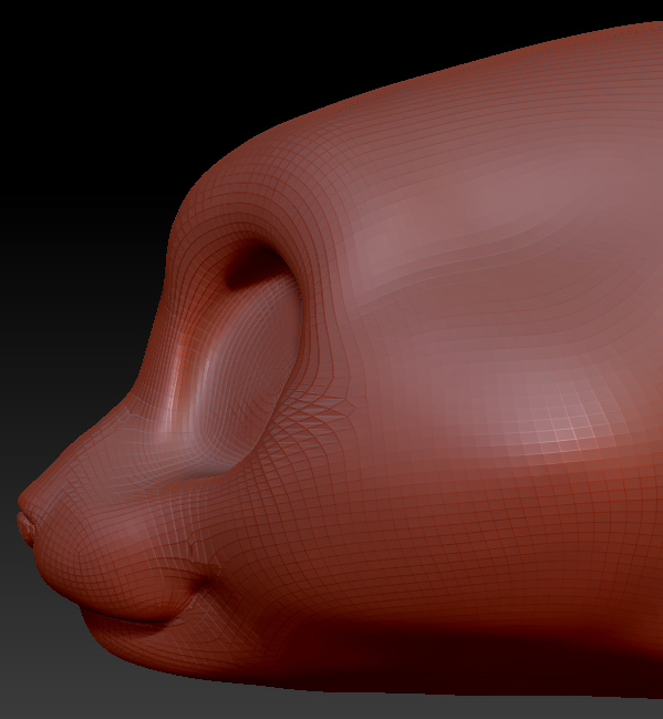 Western Kemono Somali Cat Head Base Variant 1