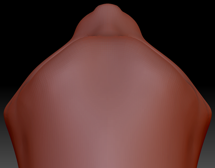 Western Kemono Tiger Static Jaw Head Base Variant 2