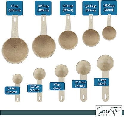 Wheat Straw 10ct Measuring Cups