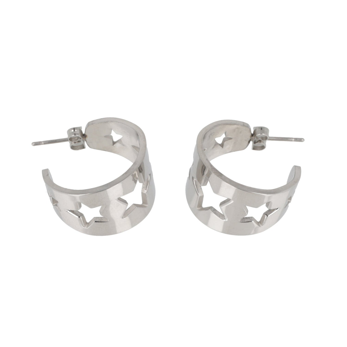Whimsical Star Hoop Earrings