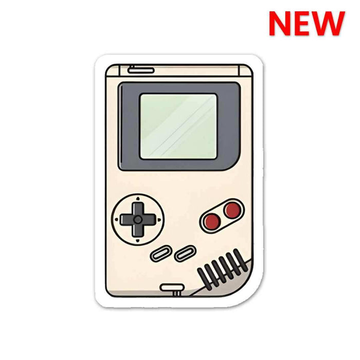 White Gameboy Sticker - Stickers | STICK IT UP