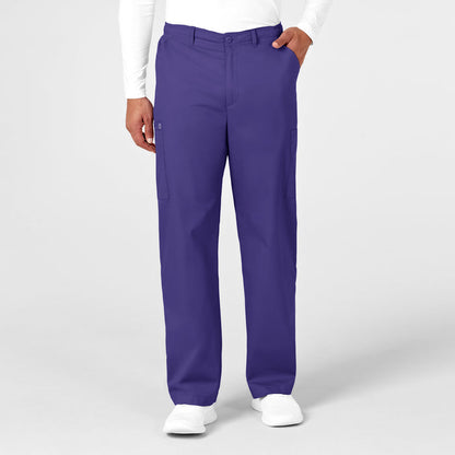 Wink WonderWORK Men's Cargo Scrub Pant Grape