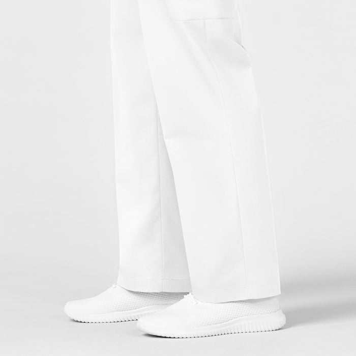 WonderWORK Men's Cargo Scrub Pant White hemline detail