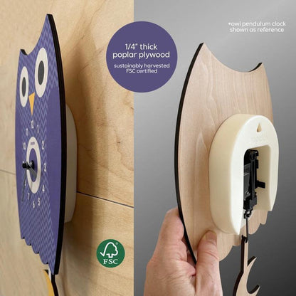 Wood Clock - Dumplings Pendulum by Popclox
