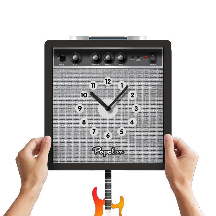 Wood Clock - Guitar Amp Pendulum by Popclox
