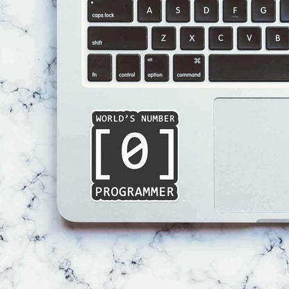 World's 1 Programmer Sticker - Stickers | STICK IT UP